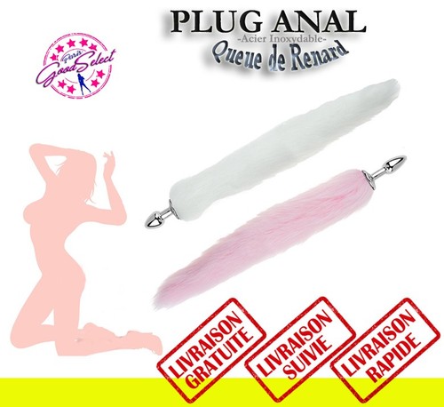 Plug anal queue fourrure - plug,