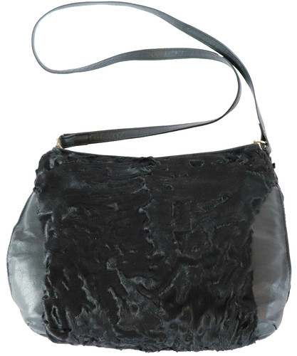 Sac fourrure muff queue - fourrure,